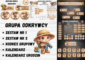 GRUPA ODKRYWCY - 5 w 1 - WSZYSTKIE ZESTAWY