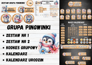GRUPA PINGWINKI - 5 w 1 – WSZYSTKIE ZESTAWY