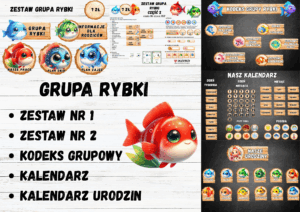 GRUPA RYBKI - 5 w 1 – WSZYSTKIE ZESTAWY