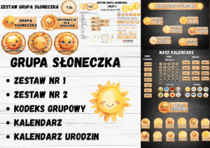 GRUPA SŁONECZKA - 5 w 1 – WSZYSTKIE ZESTAWY