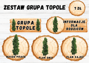 ZESTAW GRUPA "TOPOLE"