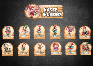 KALENDARZ URODZIN GRUPA ELFY ELFIKI