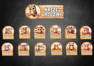 KALENDARZ URODZIN GRUPA "SÓWKI"