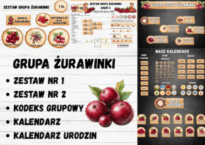 GRUPA ŻURAWINKI - 5 w 1 – WSZYSTKIE ZESTAWY