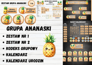 GRUPA ANANASKI - 5 w 1 – WSZYSTKIE ZESTAWY