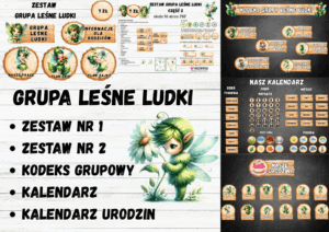 GRUPA LEŚNE LUDKI - 5 w 1 – WSZYSTKIE ZESTAWY