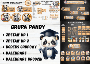 GRUPA PANDY - 5 w 1 – WSZYSTKIE ZESTAWY
