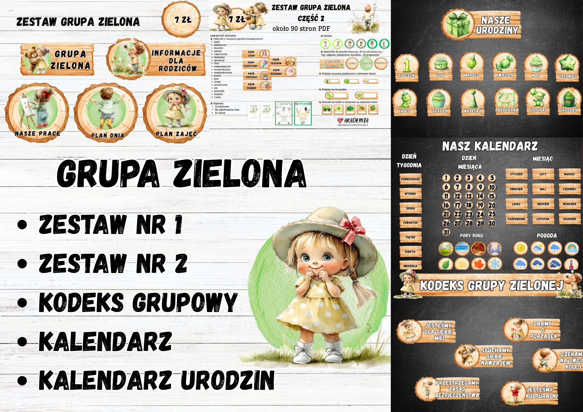 GRUPA ZIELONA - 5 w 1 – WSZYSTKIE ZESTAWY