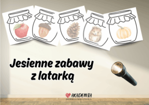 Jesienne zabawy z latarką – do druku