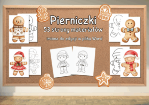 PIERNICZKI DO DRUKU - DEKORACJE PIERNICZKI - PIERNICZKI PRZEDSZKOLE