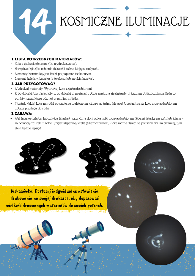 ZESTAW MATERIAŁÓW DO NAUKI O KOSMOSIE - KREATYWNY KOSMOS - obrazek 9