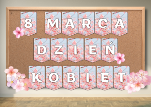 DZIEŃ KOBIET - GIRLANDA DO DRUKU