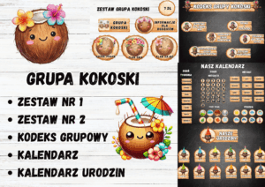 GRUPA KOKOSKI – 5 w 1 – WSZYSTKIE ZESTAWY