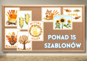 JESIENNE SZABLONY DO ODBIJANIA DŁONI