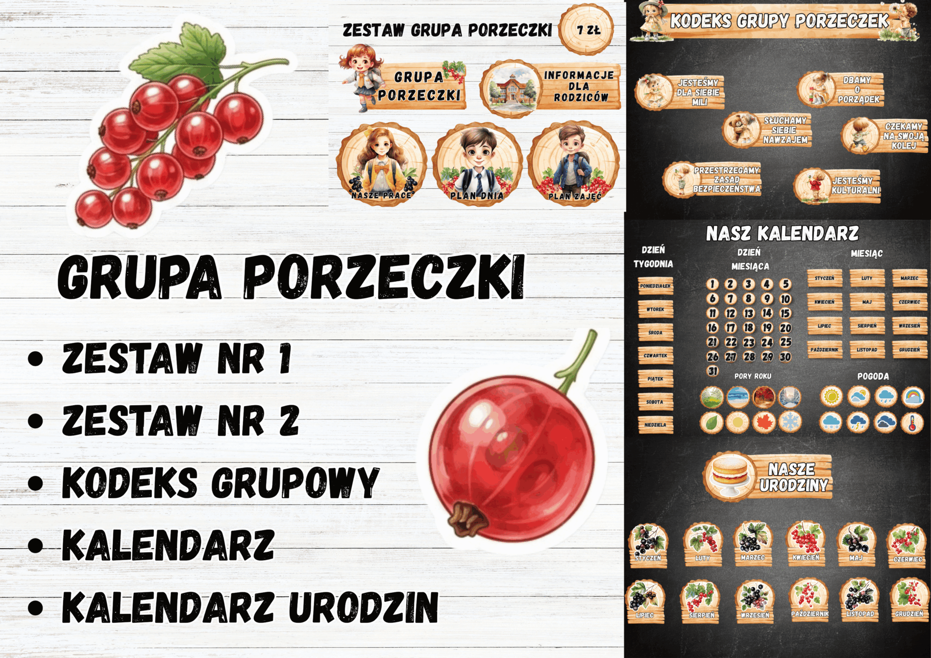 GRUPA PORZECZKI – 5 w 1 – WSZYSTKIE ZESTAWY