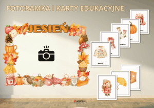 FOTORAMKA I KARTY EDUKACYJNE JESIEŃ
